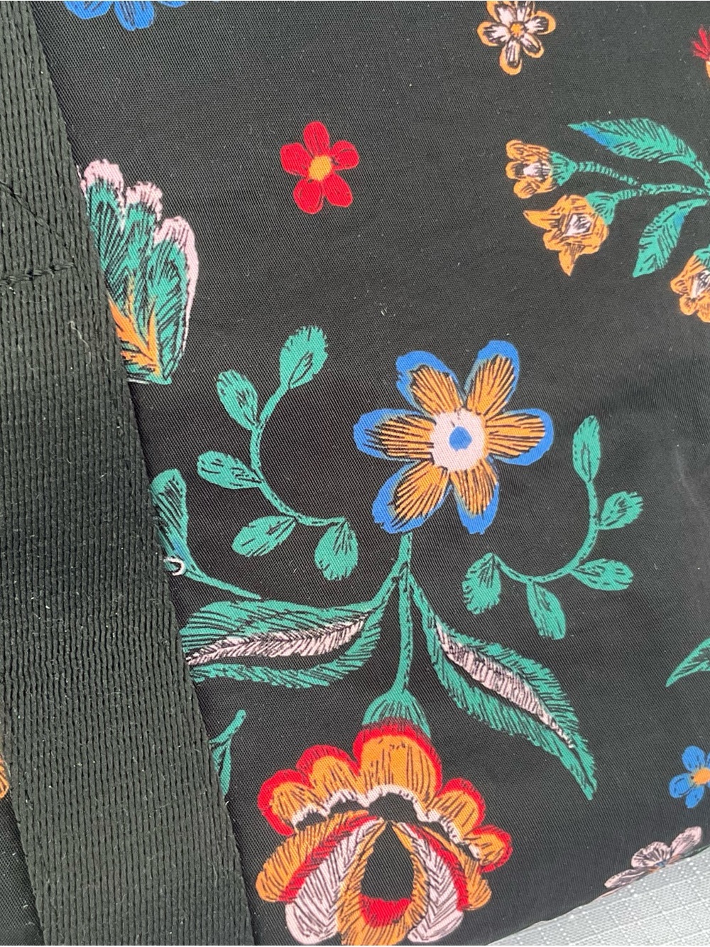 Kipling Freida Kahlo collab Floral Tote Bag - Versatile Women's Handbag - Picture 5 of 9